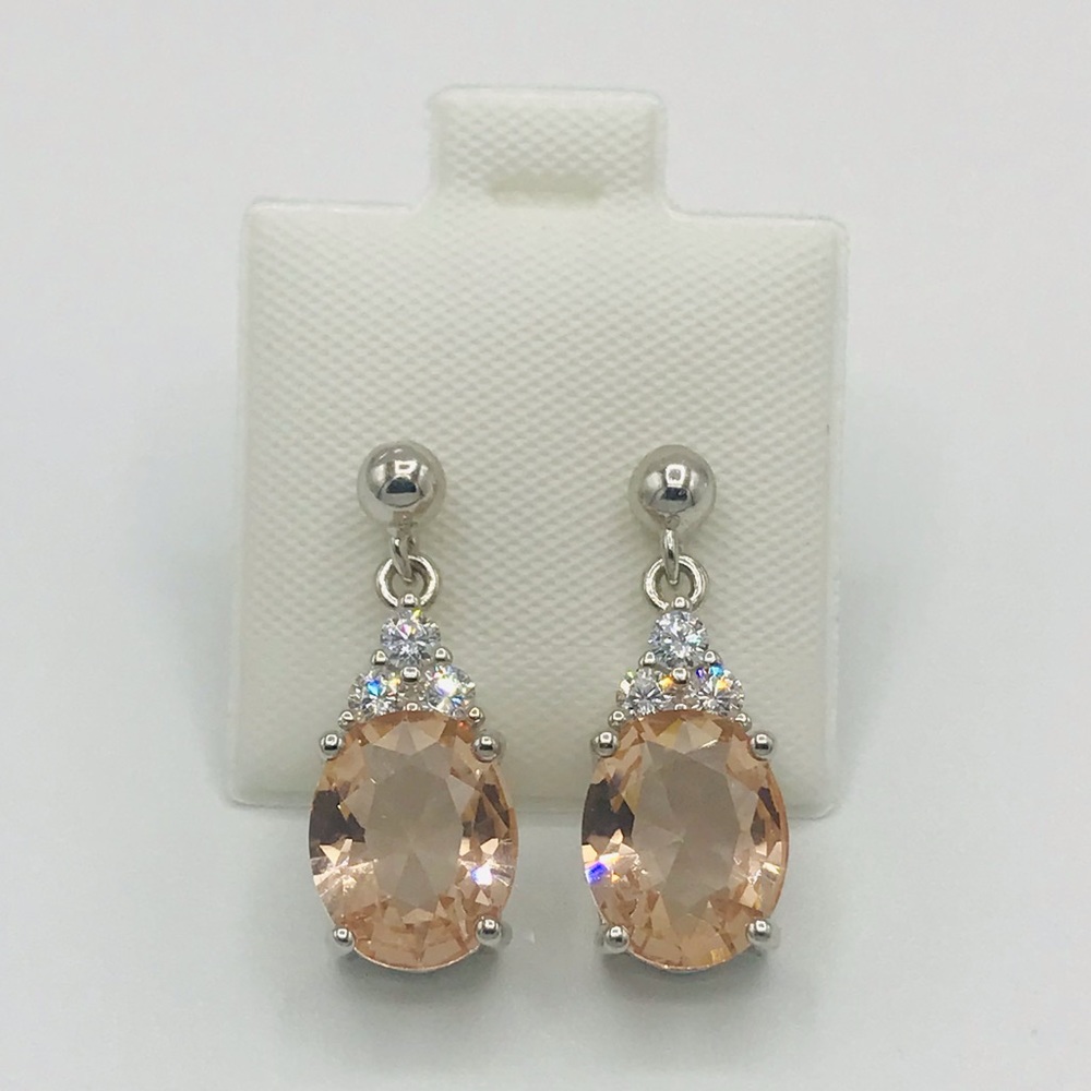 Morganite Earrings